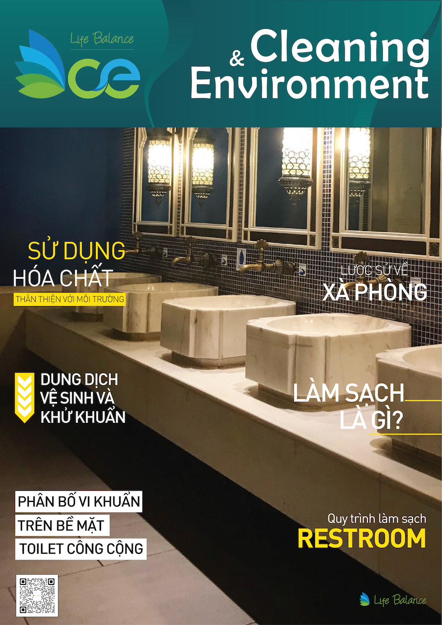 Tạp chí CLEANING & ENVIRONMENT | Life Balance – No.1 – Làm sạch restroom