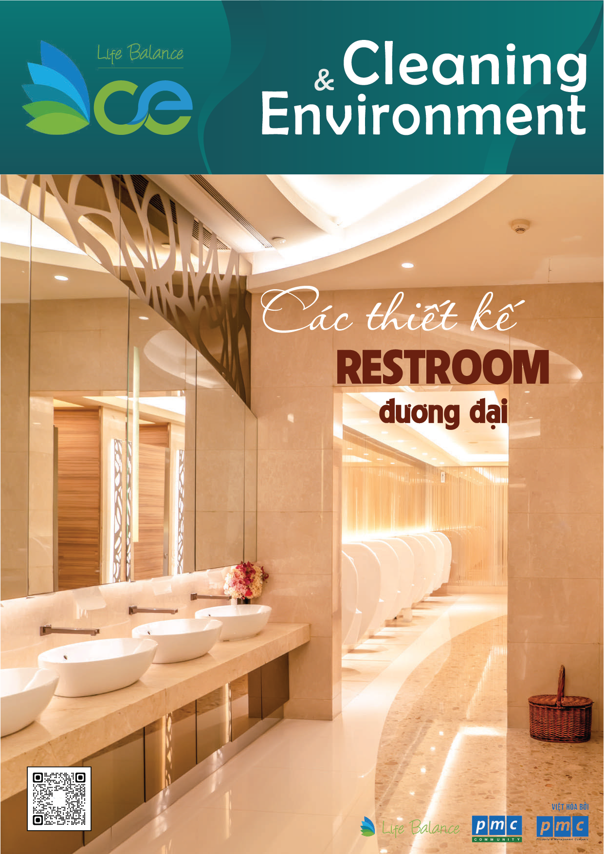 Tạp chí CLEANING & ENVIRONMENT | Life Balance – No.20 Các thiết kế Restroom đương đại