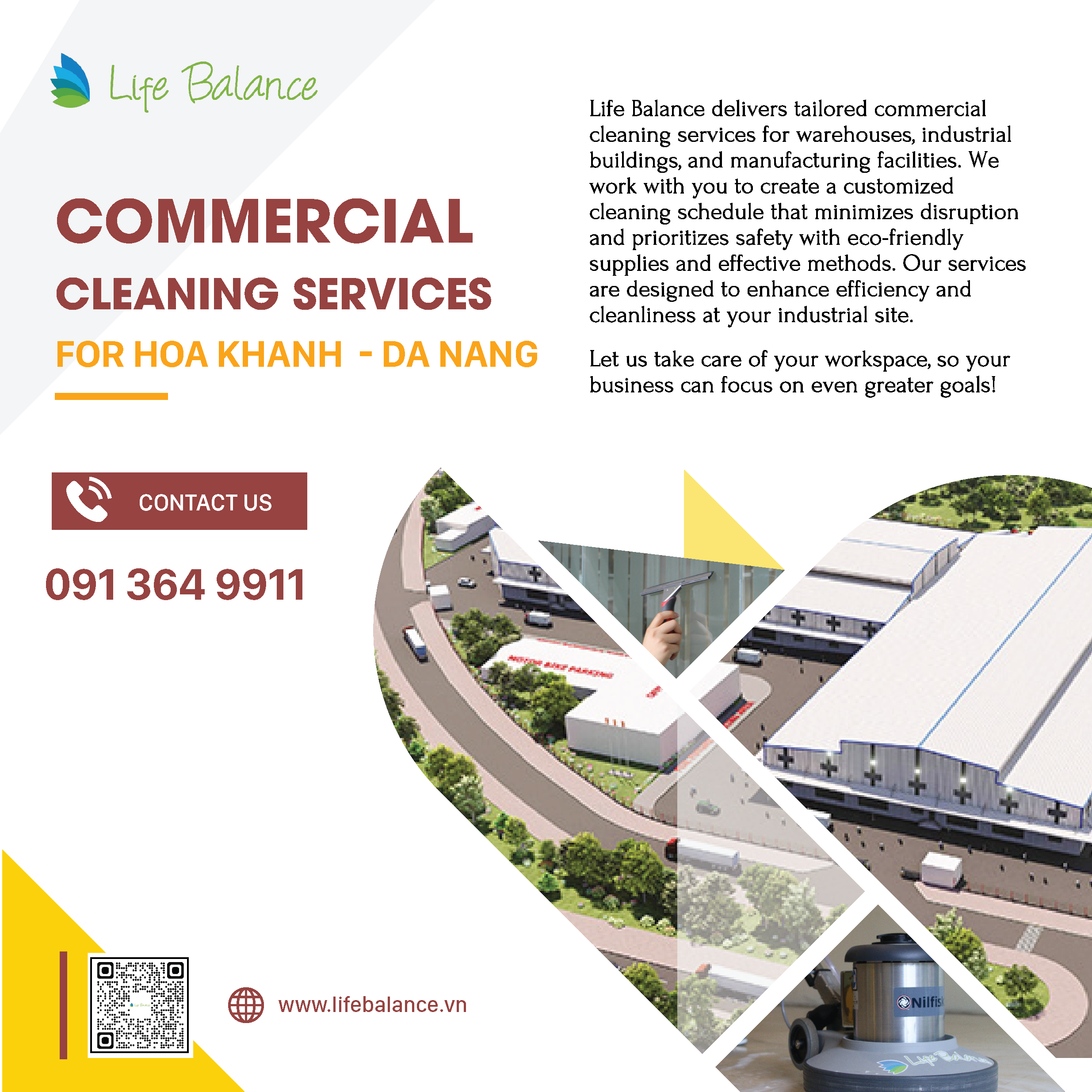 COMMERCIAL CLEANING SERVICES FOR HOA KHANH – DA NANG