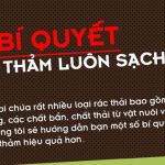 5 BÍ QUYẾT GIỮ THẢM LUÔN SẠCH SẼ
